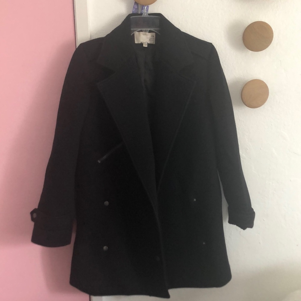 Black Pea Coat xs, JOA LOS Angeles